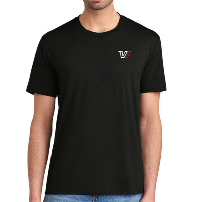 Triblend T-shirt - left chest white & red logo  Thumbnail