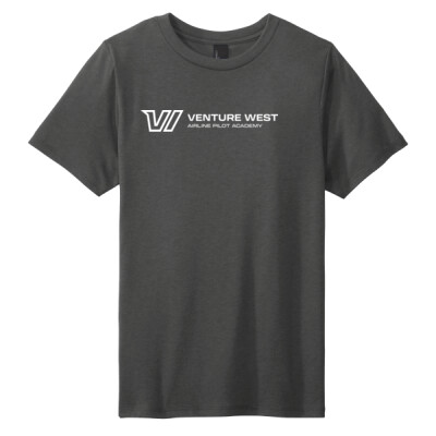 YOUTH Triblend T-shirt - horiz white logo   Thumbnail