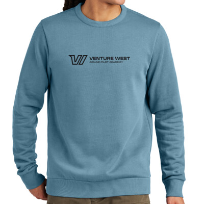 District Wash Fleece Crew - horiz black logo  Thumbnail