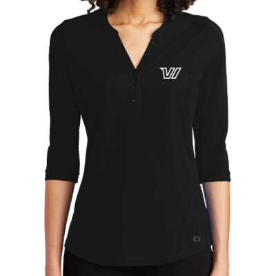 OGIO Women's Jewel Henley - embroidered logo Thumbnail